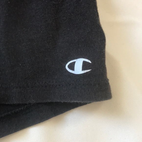 BLACK CHAMPION T SHIRT ( WOMENS MEDIUM/ LARGE ) - Picture 2 of 3